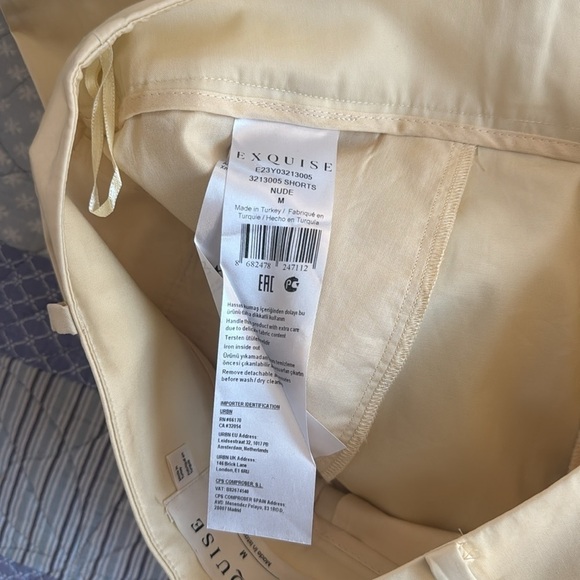 Exquise for Anthropologie Pleated City Shorts size M! - Picture 6 of 7